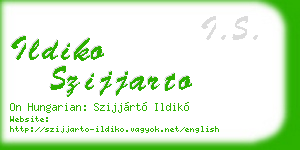 ildiko szijjarto business card
